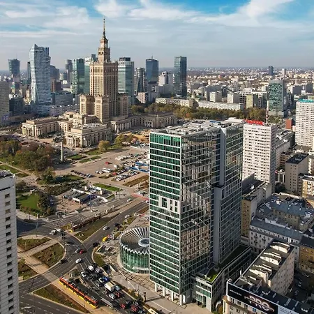 Widok Apartment, City Center, Free Parking 华沙
